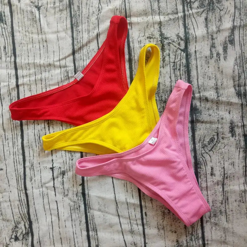 2019 Solid Bikini Brazillian Swimsuit Women Bikini Set Sexy Off Shoulder Swimwear Female Swimming Biquini Maillot De