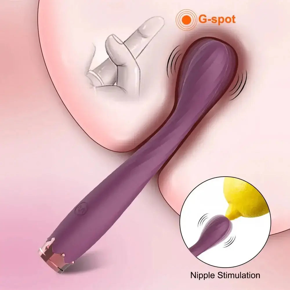 Beginner G-Spot Vibrator for Women 8 Seconds to Orgasm Finger Shaped Vibes Nipple Clitoris Stimulator Sex Toys
