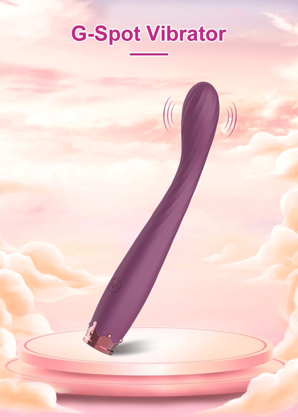 Beginner G-Spot Vibrator for Women 8 Seconds to Orgasm Finger Shaped Vibes Nipple Clitoris Stimulator Sex Toys