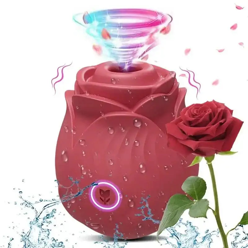 Rose Sucking Sex Toys Dildo Vibrator for Women 3in1 Thrusting G Spot Anal Vibrators Stimulator Female Vibrating Egg