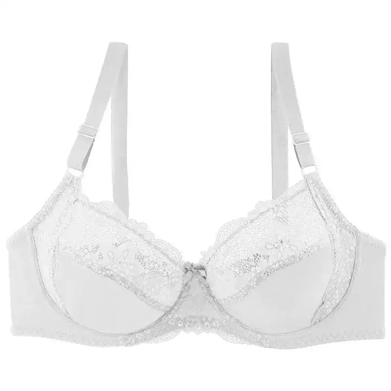 Beauwear Thin Cup Bras for Women Adjusted-straps Underwire Bra Sexy Underwear Lace Bralette Lingerie Top Plus Size