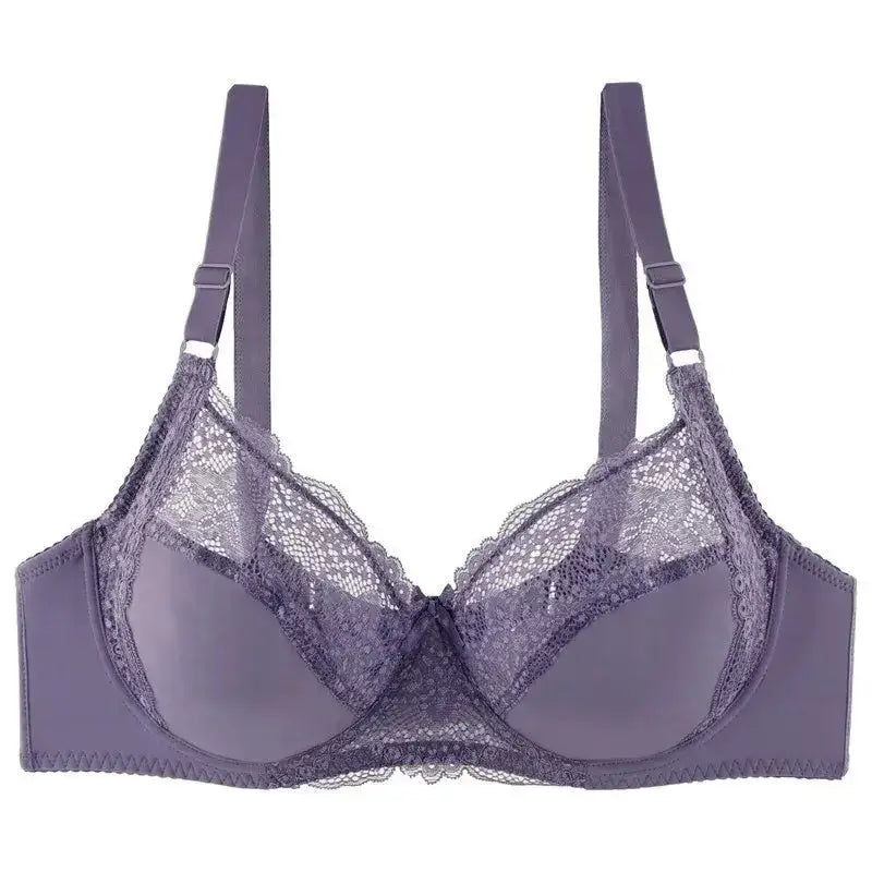 Beauwear Thin Cup Bras for Women Adjusted-straps Underwire Bra Sexy Underwear Lace Bralette Lingerie Top Plus Size