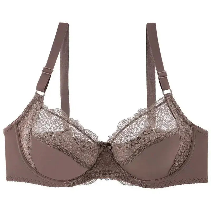 Beauwear Thin Cup Bras for Women Adjusted-straps Underwire Bra Sexy Underwear Lace Bralette Lingerie Top Plus Size