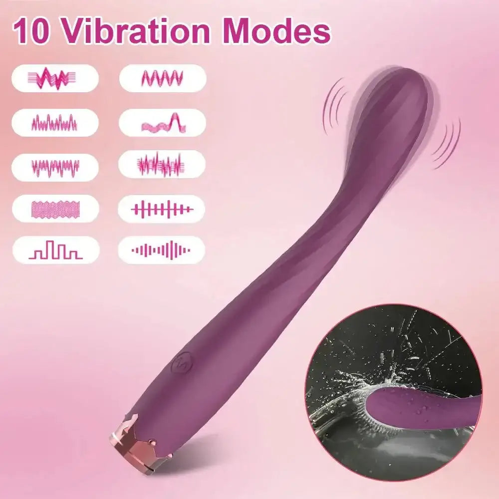 Beginner G-Spot Vibrator for Women 8 Seconds to Orgasm Finger Shaped Vibes Nipple Clitoris Stimulator Sex Toys