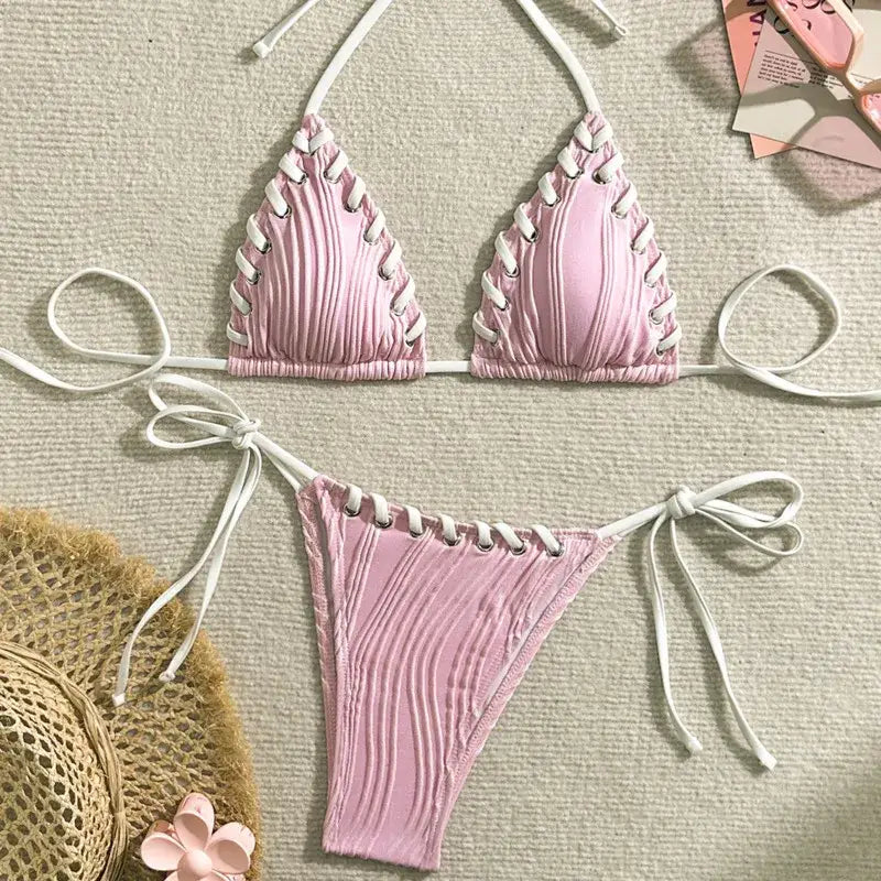 Sexy Bikinis 2025 Women’s Swimwear Female Swimsuit For Swimming Wear Bathing Suits Brazilian Bikini Set Beachwear Pool