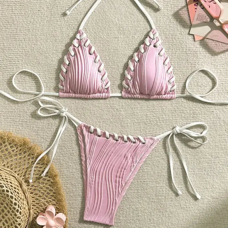 Sexy Bikinis 2025 Women’s Swimwear Female Swimsuit For Swimming Wear Bathing Suits Brazilian Bikini Set Beachwear Pool