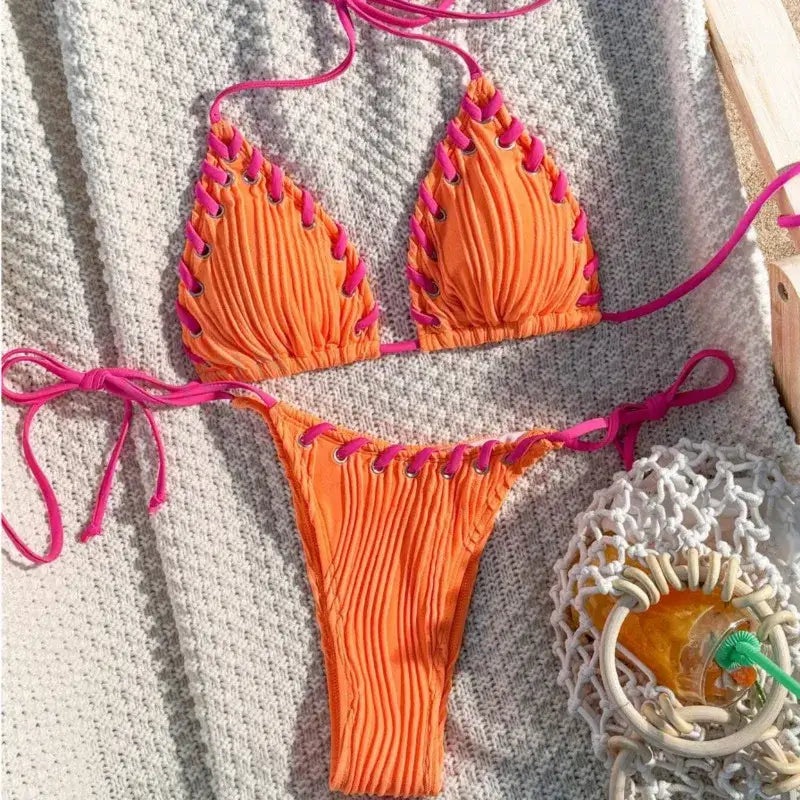 Sexy Bikinis 2025 Women’s Swimwear Female Swimsuit For Swimming Wear Bathing Suits Brazilian Bikini Set Beachwear Pool