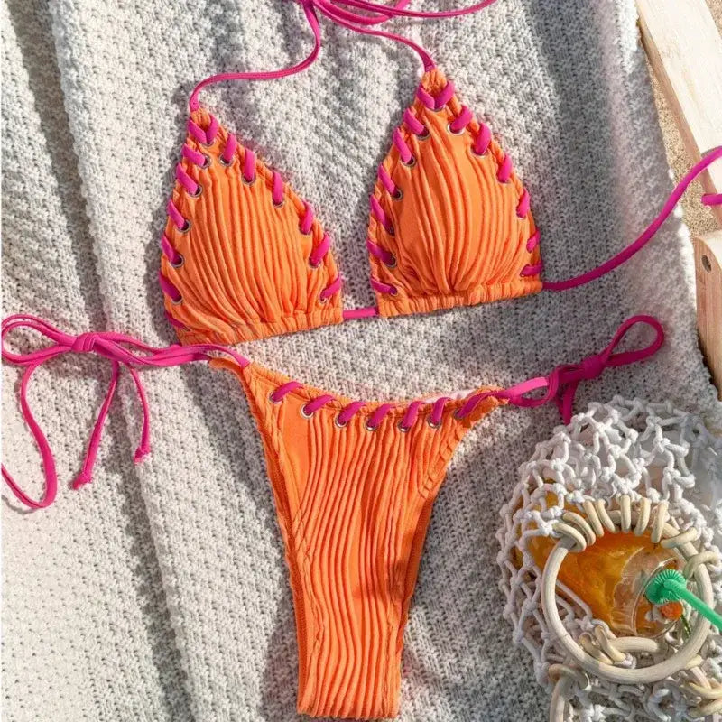 Sexy Bikinis 2025 Women’s Swimwear Female Swimsuit For Swimming Wear Bathing Suits Brazilian Bikini Set Beachwear Pool