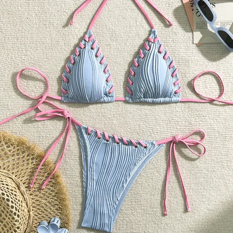 Sexy Bikinis 2025 Women’s Swimwear Female Swimsuit For Swimming Wear Bathing Suits Brazilian Bikini Set Beachwear Pool