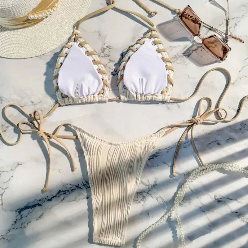 Sexy Bikinis 2025 Women’s Swimwear Female Swimsuit For Swimming Wear Bathing Suits Brazilian Bikini Set Beachwear Pool