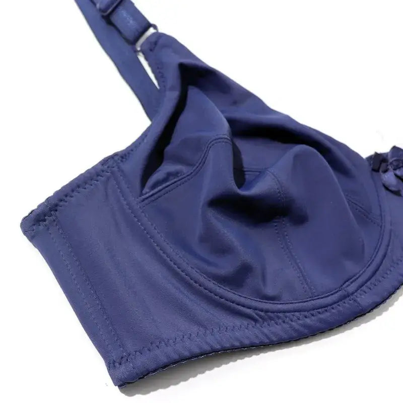 Simple Fashion Underwire Bras for Women Plus Size Lingerie Unlined Thin Underwear Big Size Bra Cup C D E F