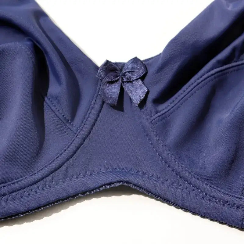 Simple Fashion Underwire Bras for Women Plus Size Lingerie Unlined Thin Underwear Big Size Bra Cup C D E F