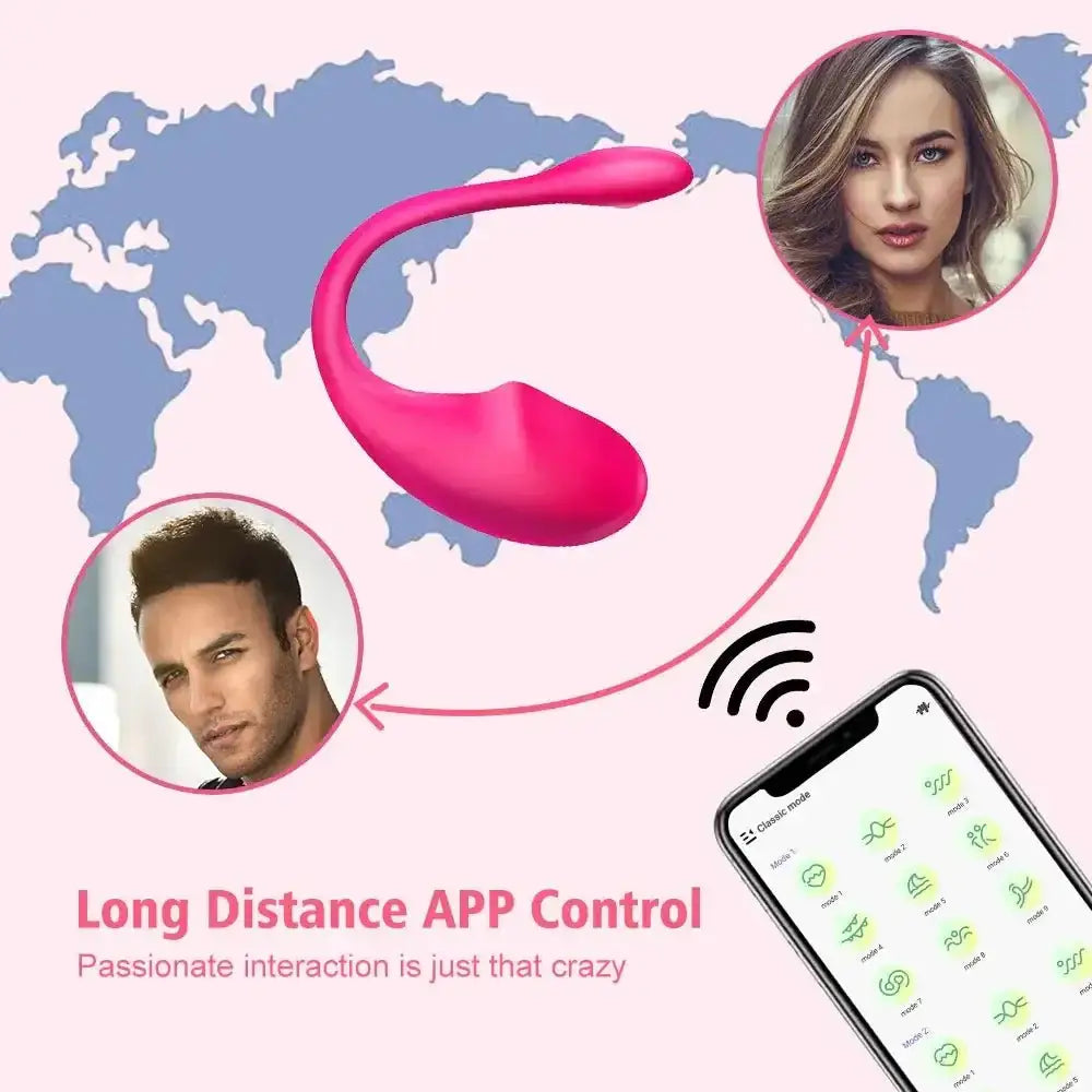 Wireless Vibration Love Egg Vibrator Vaginal G Spot Vibrating Stimulator Wearable Bluetooth APP Control Sex Toys