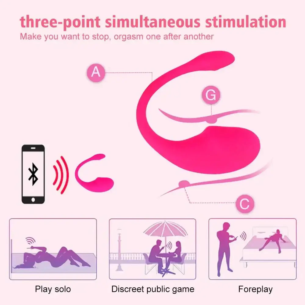 Wireless Vibration Love Egg Vibrator Vaginal G Spot Vibrating Stimulator Wearable Bluetooth APP Control Sex Toys