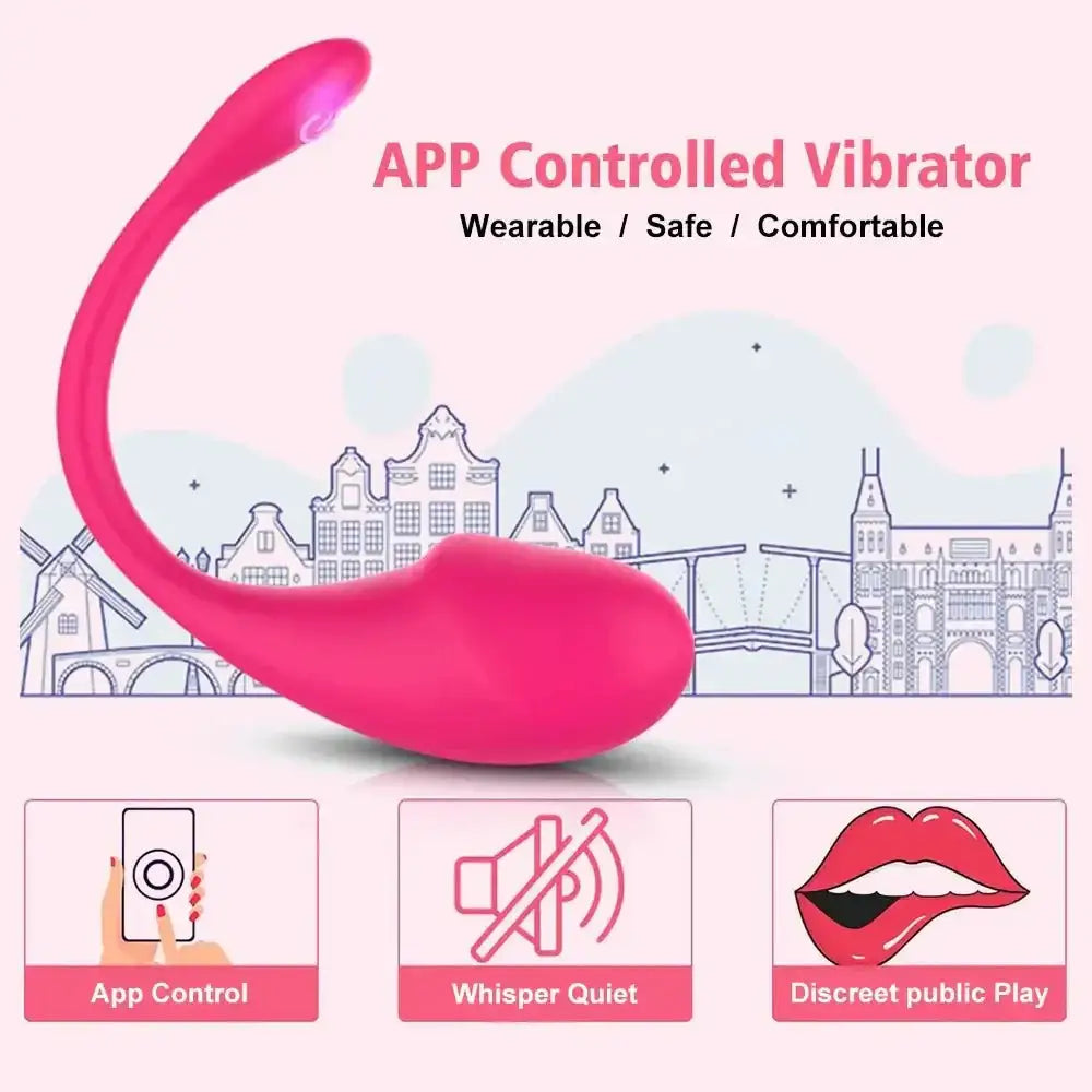 Wireless Vibration Love Egg Vibrator Vaginal G Spot Vibrating Stimulator Wearable Bluetooth APP Control Sex Toys
