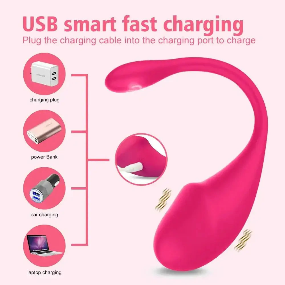 Wireless Vibration Love Egg Vibrator Vaginal G Spot Vibrating Stimulator Wearable Bluetooth APP Control Sex Toys